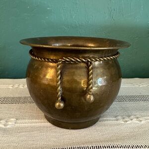 Vintage Brass Pot